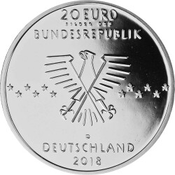 20 Euro Deutschland 2018 Silber PP - 100. Geburtstag Ernst Otto Fischer