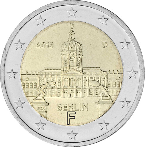 5 x 2 Euro Gedenkmünze Deutschland 2018 bfr. - Schloss...