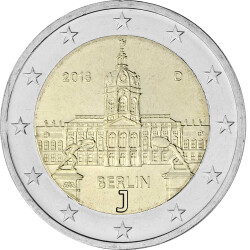 5 x 2 Euro Gedenkmünze Deutschland 2018 bfr. - Schloss Charlottenburg (A-J)
