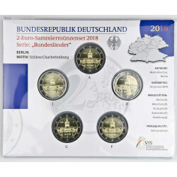 2 Euro Gedenkmünze Deutschland 2018 st - Schloss...