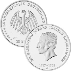 20 Euro Deutschland 2017 Silber bfr. - Johann Joachim...