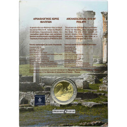 2 Euro Gedenkmünze Griechenland 2017 st - Ausgrabungsstätte Philippi - im Blister