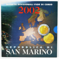 Offizieller KMS San Marino 2002 in Stempelglanz (st)