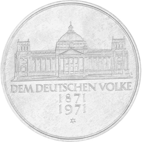 5 DM Gedenkmünze 1971 PP - 100. Jahrestag der Reichsgründung