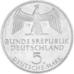 5 DM Gedenkmünze 1971 PP - 100. Jahrestag der...