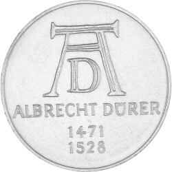 5 DM Gedenkmünze 1971 PP - 500. Geburtstag Albrecht...