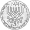 5 DM Gedenkmünze 1974 PP - 25 Jahre Grundgesetz 1949-1974