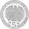 5 DM Gedenkmünze 1974 PP - 25 Jahre Grundgesetz 1949-1974