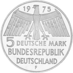 5 DM Gedenkmünze 1975 PP - Europäisches...