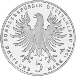 5 DM Gedenkmünze 1986 PP - 200. Todestag Friedrich der Große