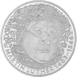 5 DM Gedenkmünze 1983 PP - 500. Geburtstag Martin...