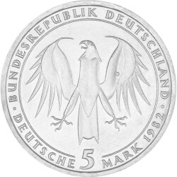 5 DM Gedenkmünze 1982 PP - 150. Todestag Johann Wolfgang von Goethe