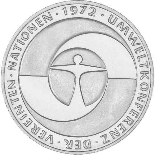 5 DM Gedenkmünze 1982 PP - Umweltkonferenz der Vereinten Nationen