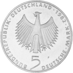 5 DM Gedenkmünze 1982 PP - Umweltkonferenz der...