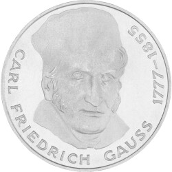 5 DM Gedenkmünze 1977 PP - 200. Geburtstag Carl...