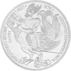 5 DM Gedenkmünze 1976 PP - Hans Jacob Christoph von...
