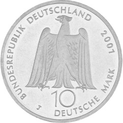10 DM Gedenkmünze 2001 PP - 200. Geburtstag Albert Lortzing