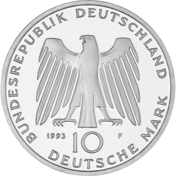 10 DM Gedenkmünze 1993 PP - 1000 Jahre Potsdam