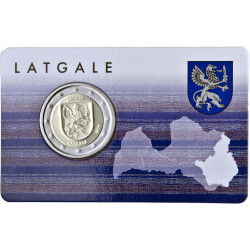 2 Euro Gedenkm&uuml;nze Lettland 2017 st - Latgale in...