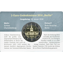 2 Euro Gedenkmünze Deutschland 2018 - Schloss...