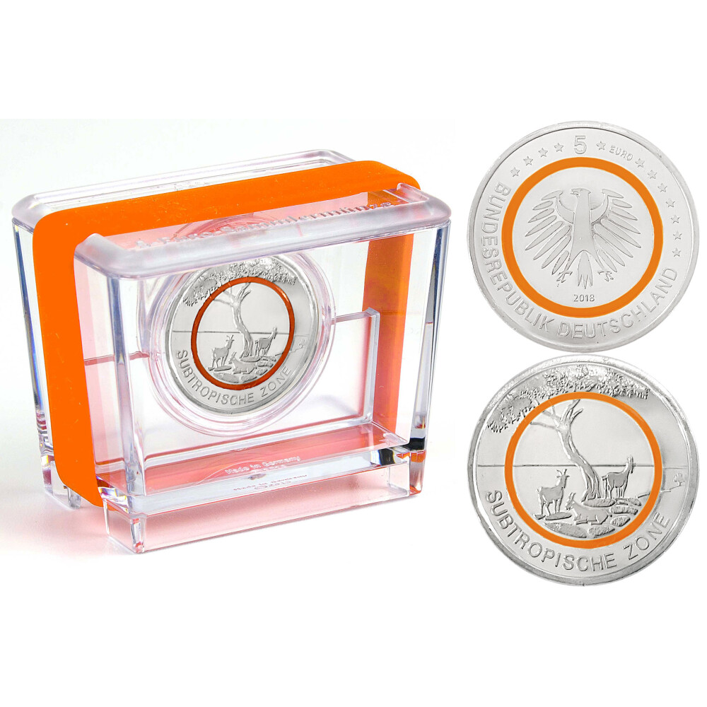 5 Euro Münze Subtropische Zone Wert 5 Euro Gedenkmünze Deutschland 2018 PP - Subtropische Zone