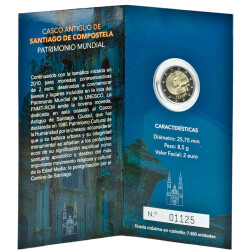 2 Euro Gedenkmünze Spanien 2018 PP - Santiago de...