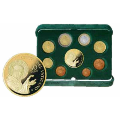 KMS Vatikan 2018 Polierte Platte (PP) inkl. 50 Euro Goldmünze