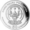 50 Francs Ruanda 2018 - 1 Unze Silber PP - Nautical Ounce: Endeavour