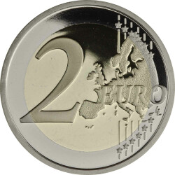 2 Euro Gedenkmünze Vatikan 2018 PP - Europäisches Jahr des Kulturerbes - im Etui