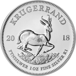 1 Unze Silber Krügerrand 2018