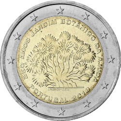 2 Euro Gedenkmünze Portugal 2018 bfr. - Botanischer...