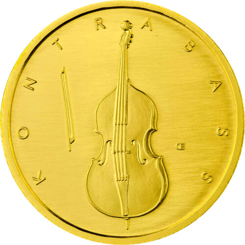 50 Euro Goldmünze Deutschland 2018 - Kontrabass - Serie:...