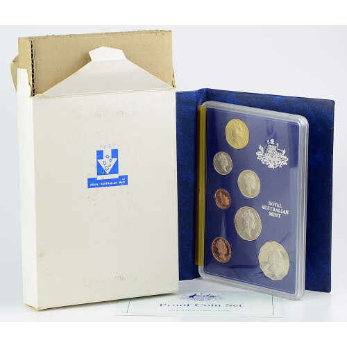 KMS Kursmünzensatz Australien 1987 Polierte Platte PP proof