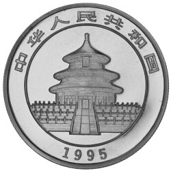 5 Yuan China 1995 Silber 1/2 Unze st - Panda