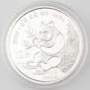 10 Yuan China 1991 1 Unze Silber st - Panda