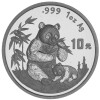 10 Yuan China 1996 1 Unze Silber st - Panda
