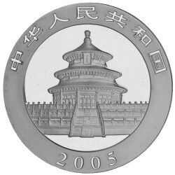 10 Yuan China 2005 1 Unze Silber st - Panda