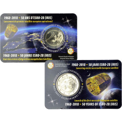 2 Euro Gedenkm&uuml;nze Belgien 2018 st - 50 Jahre...