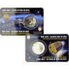 2 Euro Gedenkmünze Belgien 2018 st - 50 Jahre Satellit ESRO-2B - flämischer Blister (NL/ENG)