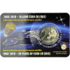 2 Euro Gedenkmünze Belgien 2018 st - 50 Jahre Satellit ESRO-2B - im Blister (wallonisch Variante)