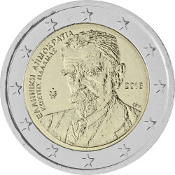 2 Euro Gedenkm&uuml;nze Griechenland 2018 bfr. -...