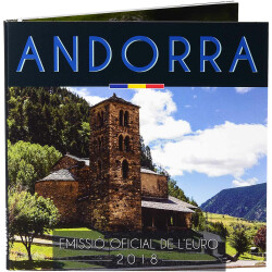 Offizieller Euro Kursmünzensatz Andorra 2018...