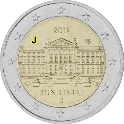 2 Euro Gedenkmünze Deutschland 2019 bfr. - Bundesrat...