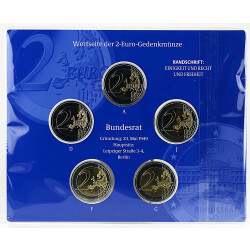 2 Euro Gedenkmünze Deutschland 2019 st - Bundesrat -...