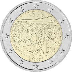 2 Euro Gedenkm&uuml;nze Irland 2019 bfr. - Dail Eireann