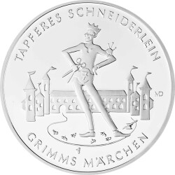 20 Euro Deutschland 2019 Silber bfr. - Das tapfere Schneiderlein