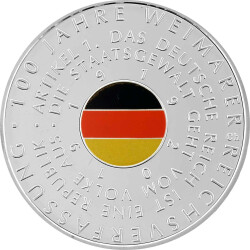 20 Euro Deutschland 2019 Silber bfr. - 100 Jahre Weimarer...