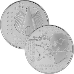 20 Euro Deutschland 2019 Silber bfr. - Alexander von Humboldt