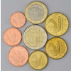 KMS Andorra 3,88 Euro Kursmünzen bankfrisch - 8 Münzen: 1 cent bis 2 Euro - komplett (div. JG)