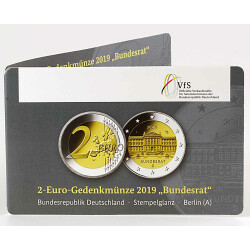2 Euro Gedenkmünze Deutschland 2019 - Bundesrat (A)...